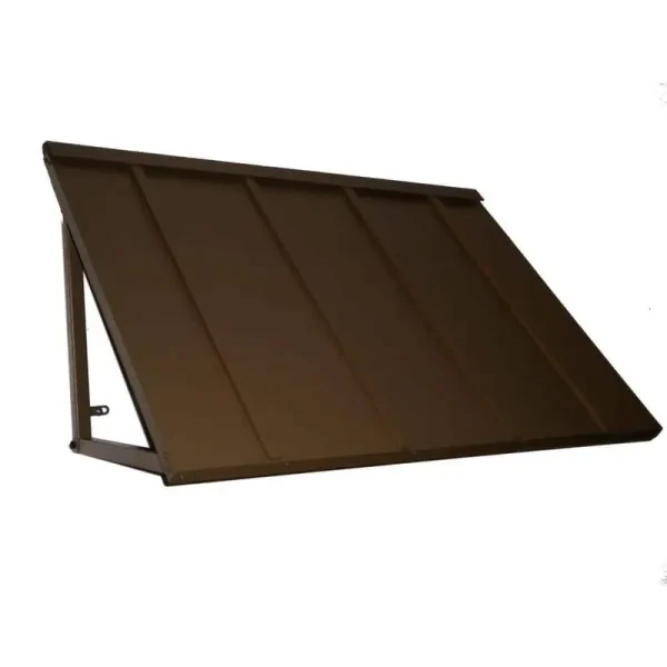 Awntech 3' Houstonian Metal Standing Seam Awning, 24" x 36", Bronze