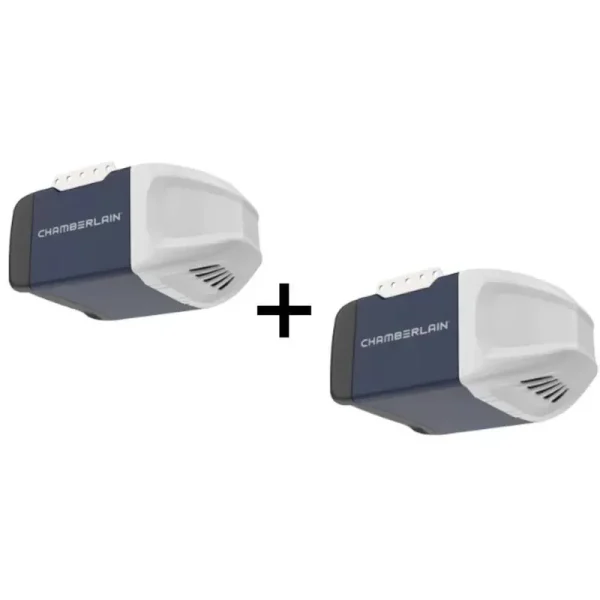 Chamberlain HD-D2101-X2 1/2 HP Heavy-Duty Chain Drive Garage Door Opener (2-Pack)