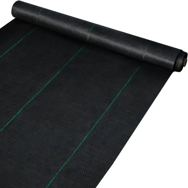 VEVOR 6.5x300 ft Heavy Duty PP Woven Weed Barrier Landscape Ground Cover 3.0oz ZZZP6.5X300YC3OZ1V0