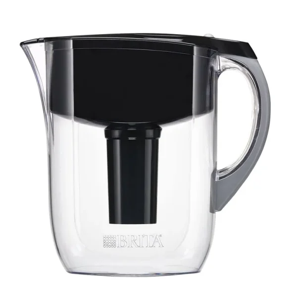 Brita 10-Cup Grand Water Filter Pitcher - Black