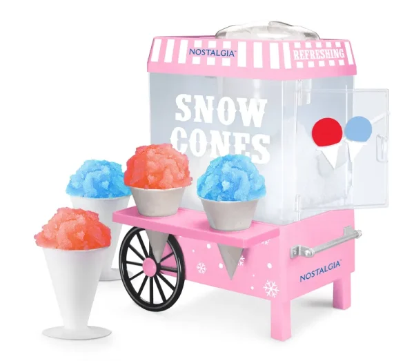 Nostalgia Snow Cone Maker ,Pink