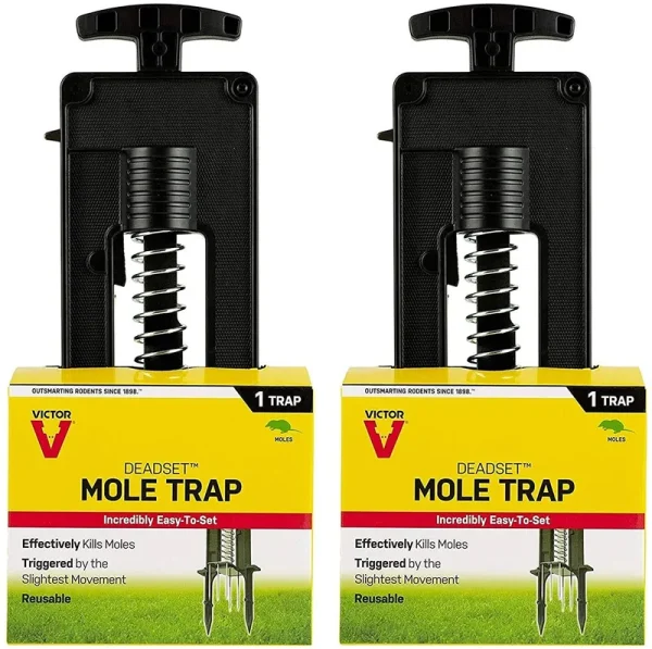 Victor 2 Pack of M9015 Deadset Mole Traps