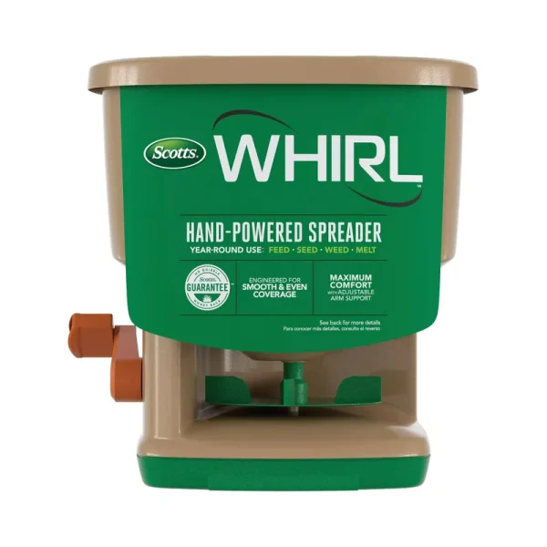 Scotts Whirl Hand-Powered Spreader