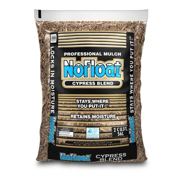 No Float Cypress Mulch, 2-Cu. ft.