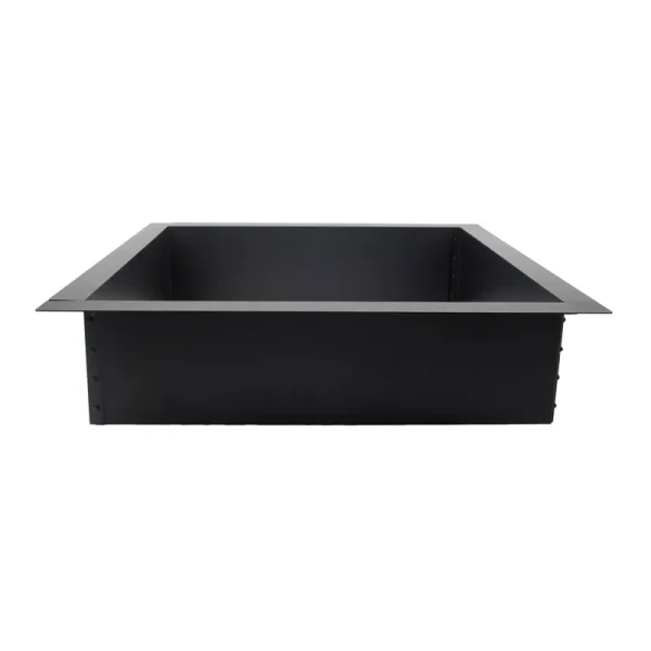 Pleasant Hearth OFW421FR 36 inch Solid Steel Square Fire Ring Black