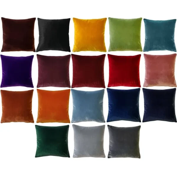 Gaije Velvet Throw Pillow Everly Quinn Color: Deep Yellow