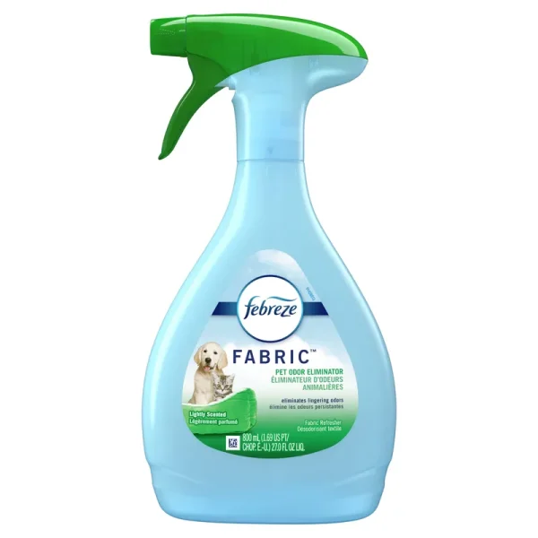 Febreze Fabric Refresher Pet Odor Eliminator, Lightly Scented - 27 fl oz bottle