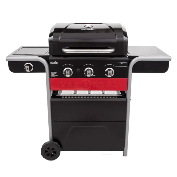 Char - Broil Gas2coal 3 - Burner LP Gas & Charcoal Outdoor Combination Grill