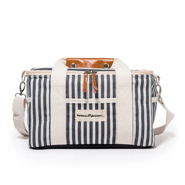 Business & Pleasure Co - Premium Cooler Bag - Lauren's Navy Stripe