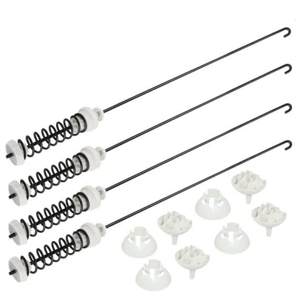 Updated W10780048 Washer Suspension Rod Kit by Blutoget - Fit for Whirlpool WTW4800XQ4 WTW4800XQ1 Wtw4800xq2, May-tag Mvwc200xw2, Admiral ATW4675YQ1