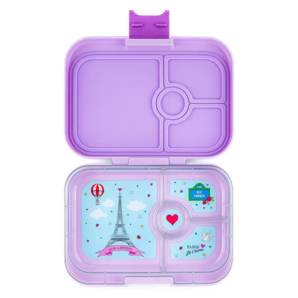 Yumbox Lulu Purple - Leakproof Sandwich Bento Lunch Box