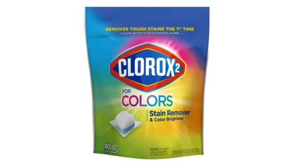 Clorox 2 Laundry Stain Remover And Color Booster Packs - 40 count