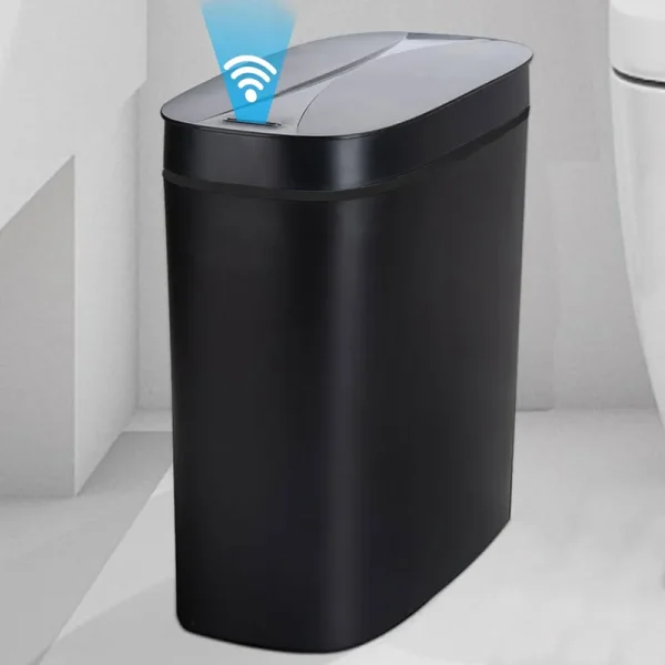 Homie - Papelera autom��tica de cierre Suave de 3.2 galones Con Sensor de Movimiento Sin Contacto Y Tapa Antideslizante para Bolsa, SE Utiliza Como
