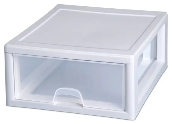 Sterilite 16 qt Stacking Drawer, Clear