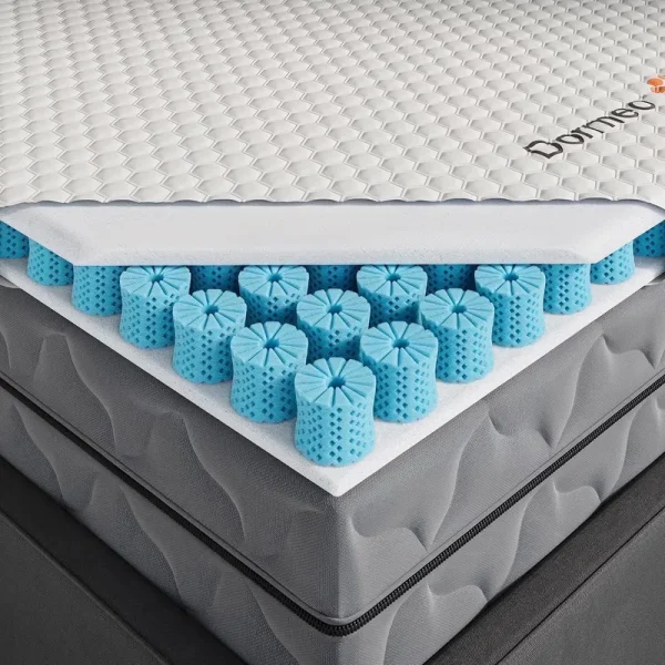 Dormeo Premium Mattress Topper Queen Bed Cooling Mattress Pad with Octaspring Technology