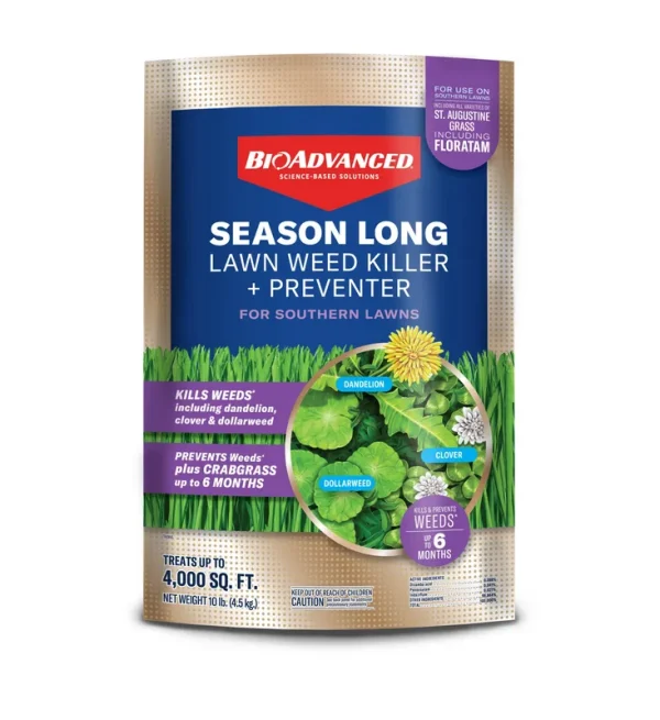 BioAdvanced Broadleaf and Crabgrass Killer + Preventer Granules 10 lb