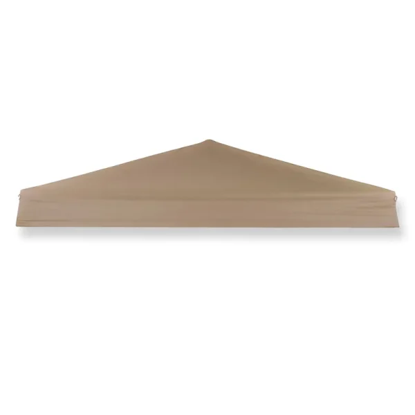 Trademark Innovations 8' x 8' Square Replacement Canopy Gazebo Top in Tan (Only Fits Trademark Innovations 10' Slant Leg Canopy Frame)