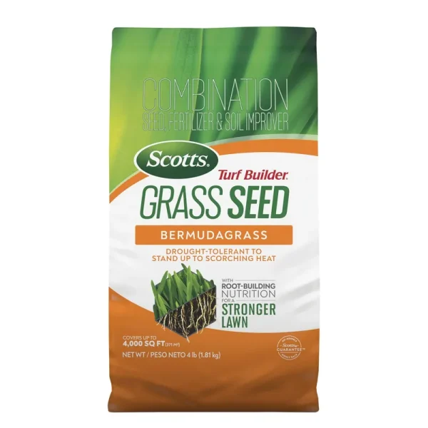 Scotts 4 lbs. Turf Builder Grass Seed Bermudagrass