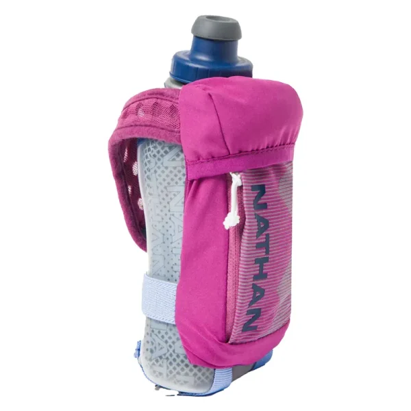 Nathan QuickSqueeze Insulated Handheld 12 oz. Magenta/Estate Blue