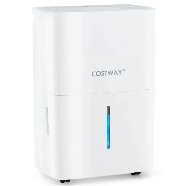 65 Pint Energy Star Dehumidifier with 24H Timer, LED Display & Auto Defrost, 5000 Sq.Ft Portable Dehumidifier for Home Basement, Garage, Office
