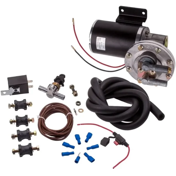 Maxpeedingrods Electrical Vacuum Pump Set for Brake Booster 12V 18" to 22" Universal