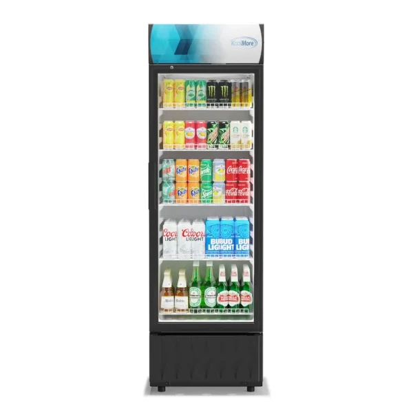 22 in. One-Door Merchandiser Refrigerator - 9 Cu ft. MDR-9CP KoolMore