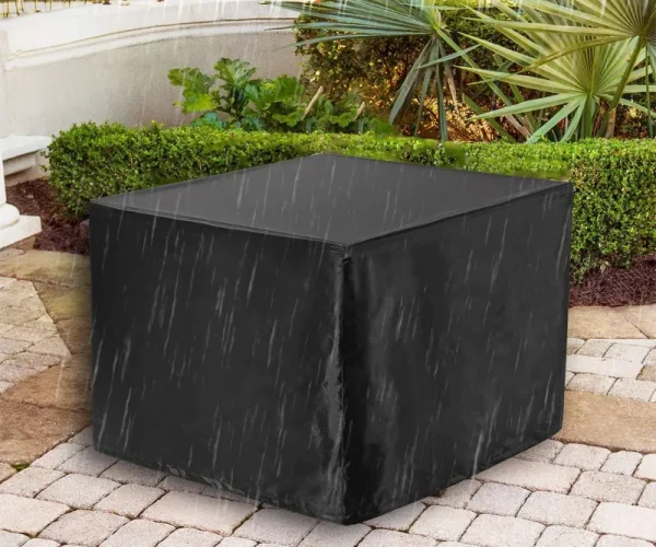 WOMACO Heavy Duty Square Patio Fire Pit/Table Cover, Waterproof Outdoor Furniture