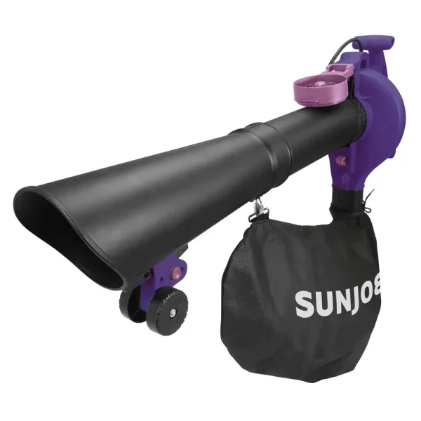 Sun Joe SBJ606E-GA-PRP 250 MPH 14 Amp 4-in-1 Electric Blower/Vacuum/Mulcher/Gutter Cleaner Purple