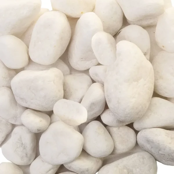 Akasha Decorative White Natural Rocks, 16 oz. Bag, Size: Assorted