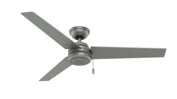 Hunter Cassius 52" Ceiling Fan - Matte Silver