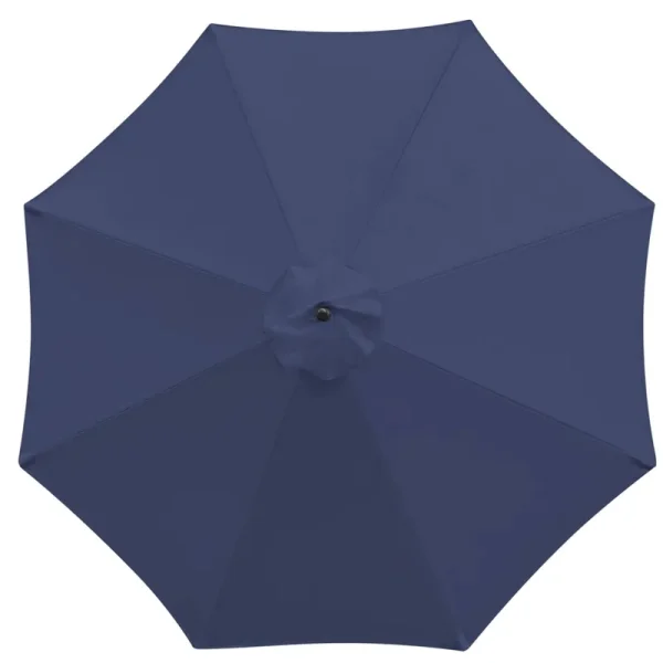 Pellebant Navy Blue 10ft 8 Ribs Round Patio Offset Umbrella Replacement Canopy