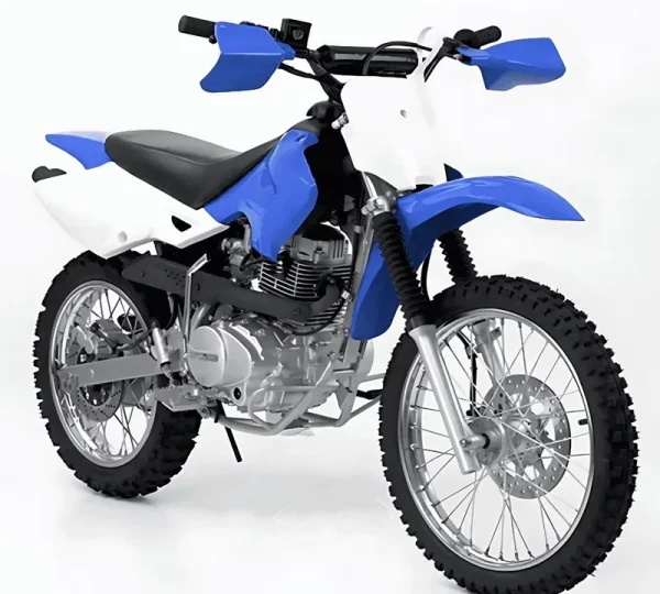 Trailmaster JHL Pro Series TM LX250 Premium Mid - Size Dirt Bike, Electric Start, Extended Frame, 21 in Front Tire, 37.4 Seat Height, Manual Trans (Blue)