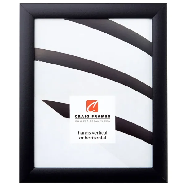 Craig Frames 1WB3BK 24 by 36-Inch Picture Frame Smooth Wrap Finish 1-Inch Wide Black