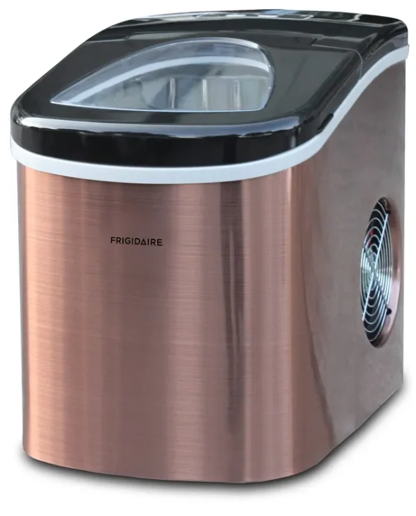 Frigidaire 26 lb. Countertop Ice Maker EFIC117-SS, Copper Stainless Steel