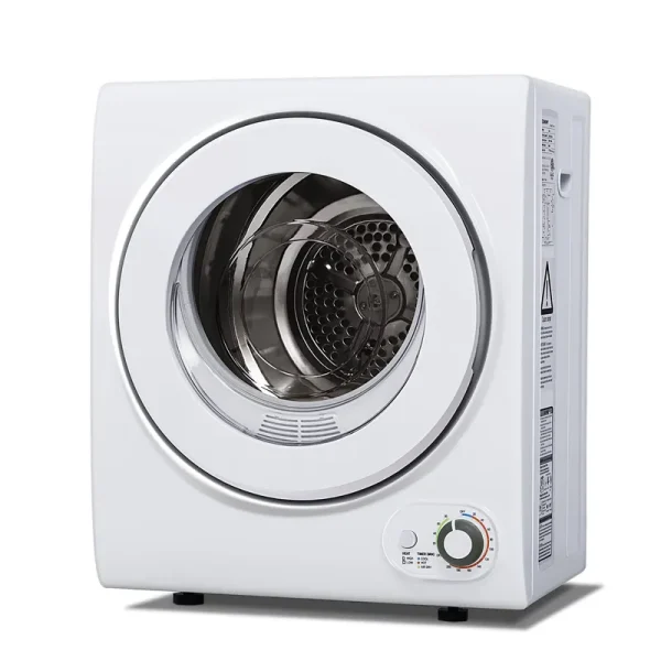 Euhomy 110V Portable Clothes Dryer 850W Compact Laundry Dryers 1.5 CU.FT Front Load Stainless Steel Electric Dryers Machine