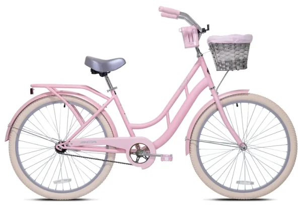 26 In. Charleston Ladies Cruiser Bike. Pink