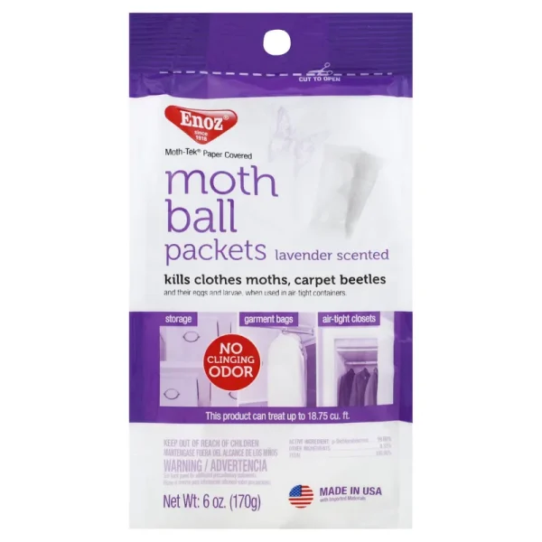 Willert Moth-Tek Moth Ball Paper Covered Packets