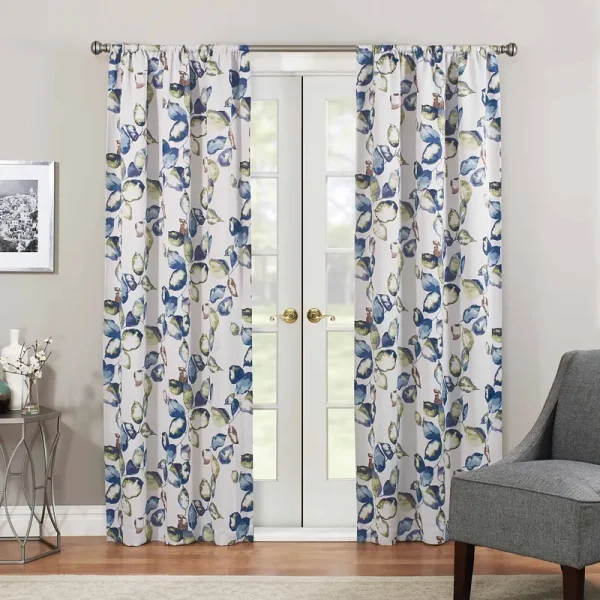 Eclipse Multi Paige Thermaweave Room-Darkening Window Curtain Panel