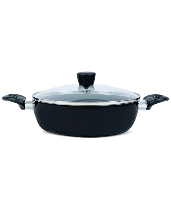 Tools of The Trade 3-Qt. Nonstick Everyday Pan & Lid - Black