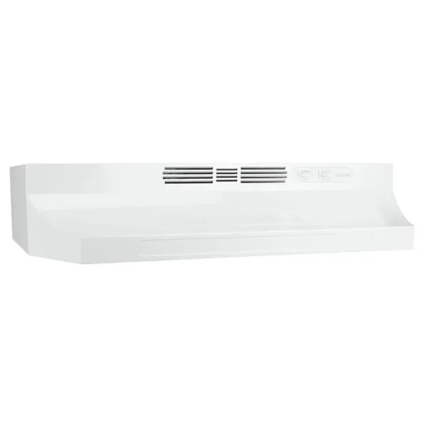 Nutone RL6200 24 in. Non-Vented Range Hood in White RL6224WH