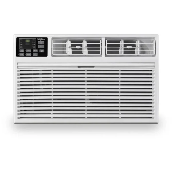 Whirlpool - 450 sq. ft. 10,000 BTU Through-the-Wall Air Conditioner - White