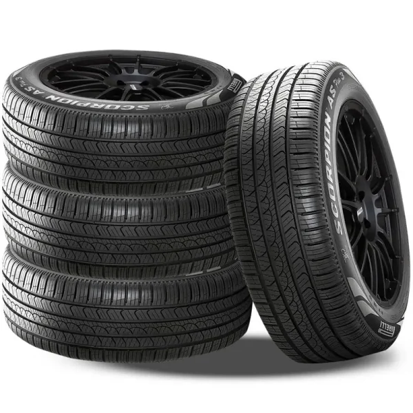 Set of 4 Pirelli Scorpion All-Season Plus III 235/55R20 102V 70000 Mile Warranty Tires P3919900 / 235/55/20 / 2355520