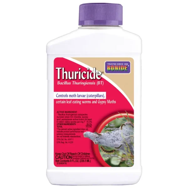 Bonide Garden Naturals 802 Thuricide Liquid Concentrate, 8 Oz