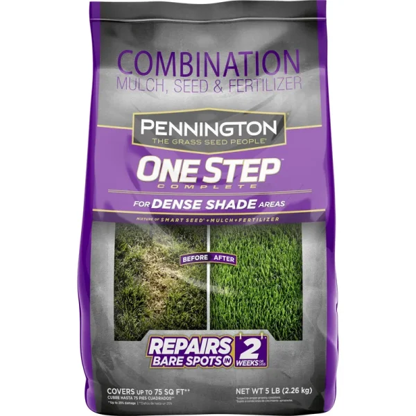 Pennington One Step Complete Dense Shade Grass Seed; 5 lbs