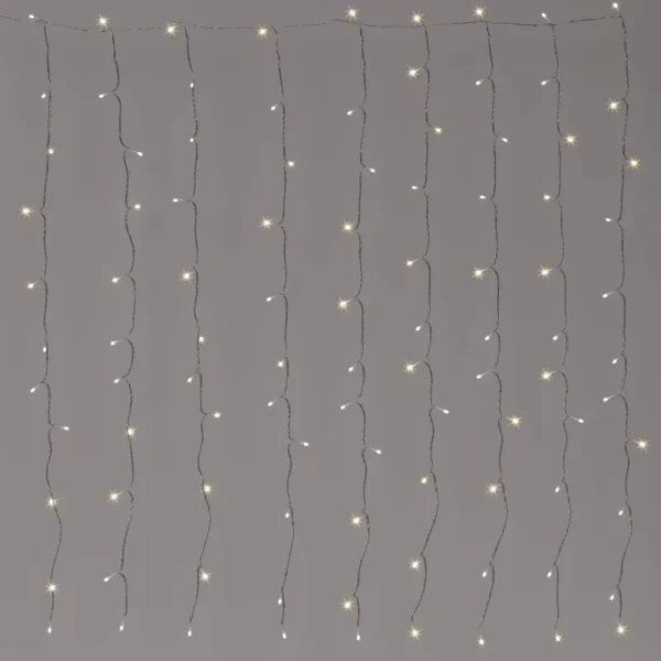100ltr LED Plug-In Curtain String Lights with Clips - Room Essentials