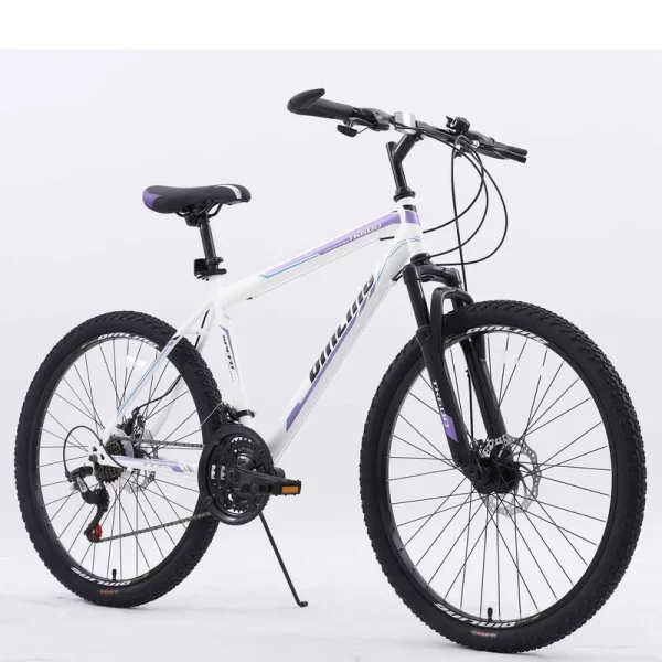 YAPENG Adults Hybrid Bikes, Shimano 21 Speeds Mountain Bike, 26 in Wheel Purple