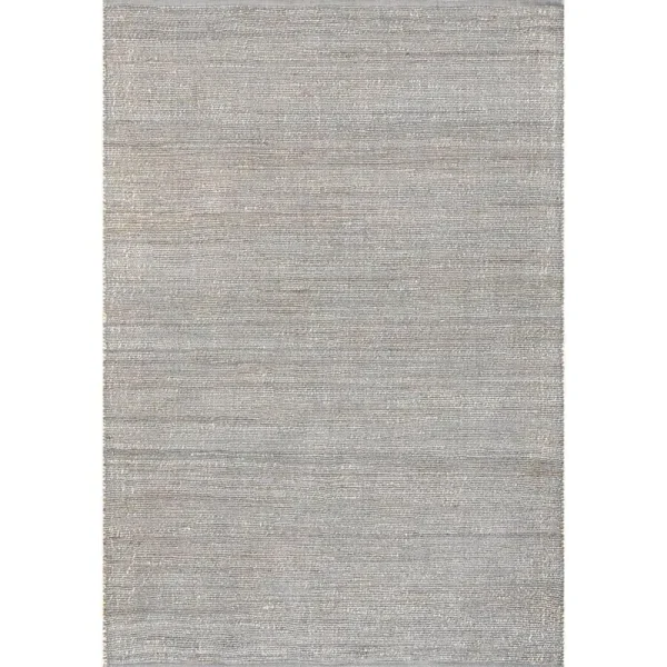 nuLOOM Elfriede Farmhouse Jute Blend Gray 2 ft. x 8 ft. Global Inspired Runner Rug