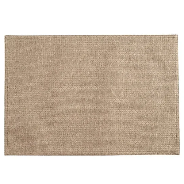 Food Network Easy-Care Woven Placemat, Beig/Green, Fits All