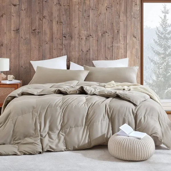 Snorze Cloud Comforter Set - Coma Inducer Oversized Bedding in Bronze Stone - Twin XL