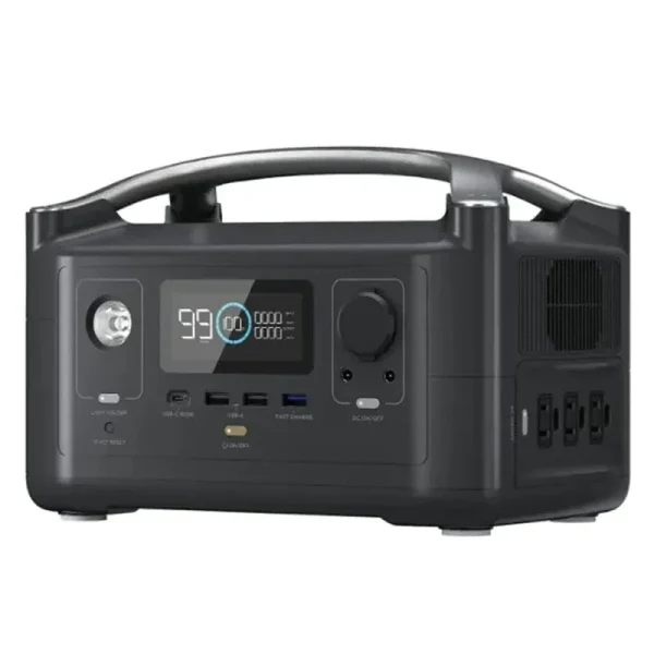 288Wh Portable Power Station 3 x 600W AC Outlets & LED Flashlight